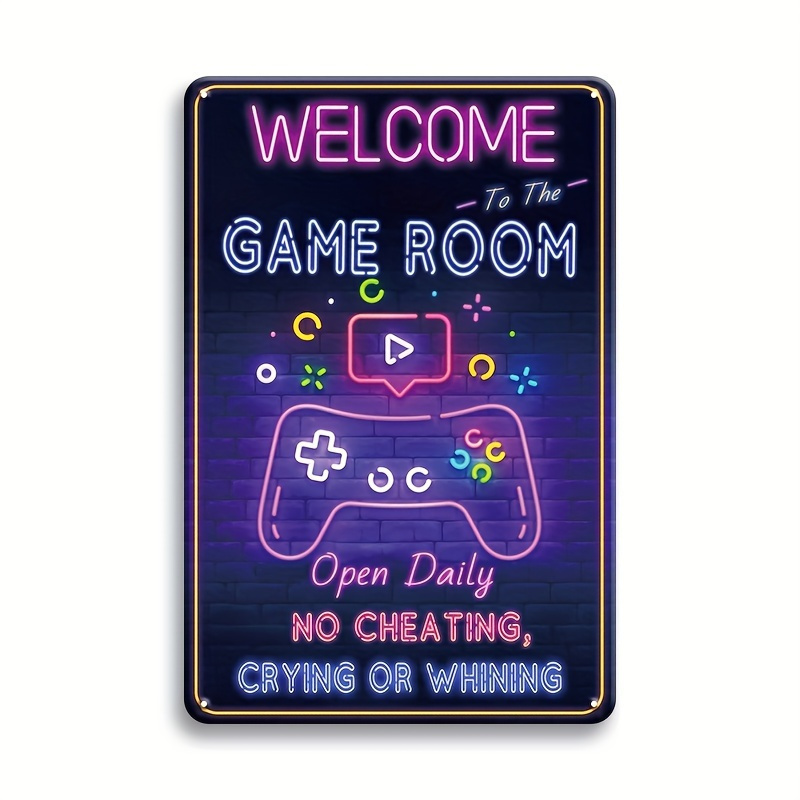 Retro Gaming Video - Welcome to the Game Room Metal