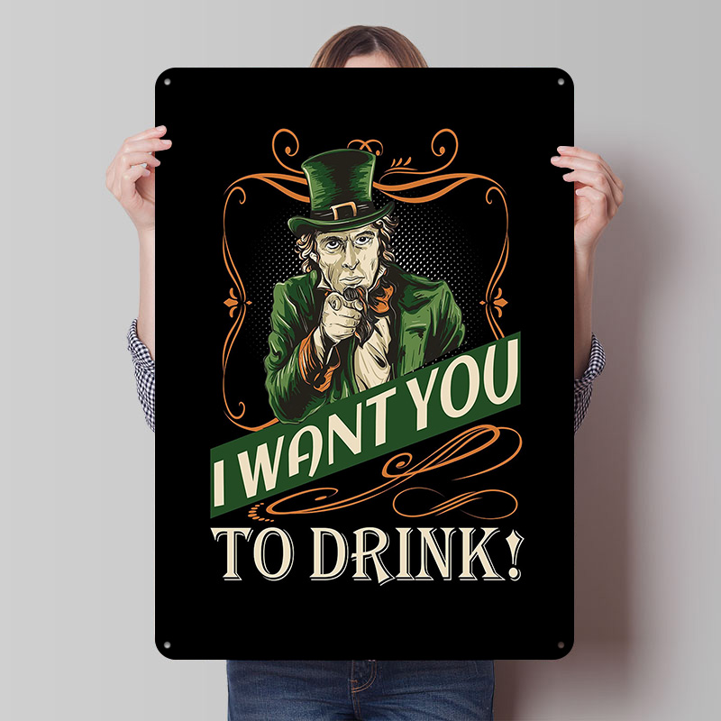 Retro Gaming Meme - St Patricks Day Meme Tinplate Posters