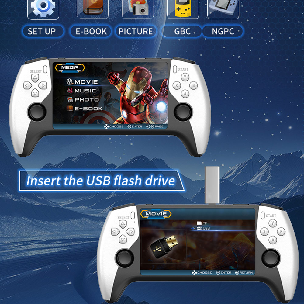 2026 New SF3500 5 Inch Handhel - Retro Gaming Download ulasan dan harga