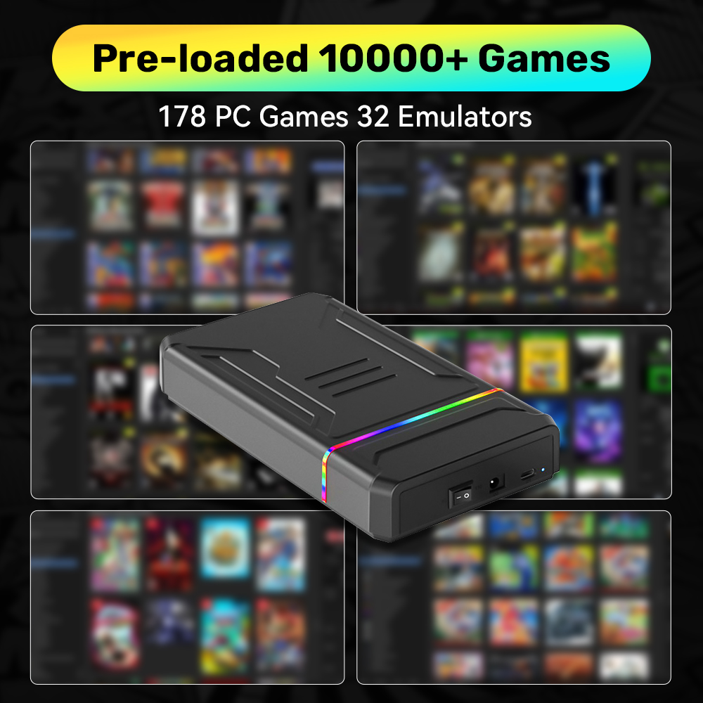 3TB External Retro Game HDD Em - Retro Gaming Xbox ulasan dan harga