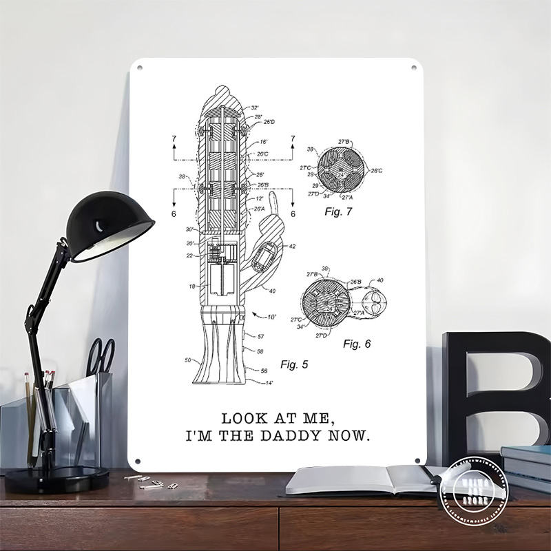 Im the Daddy Now Metal Poster  - Retro Gaming Now ulasan dan harga
