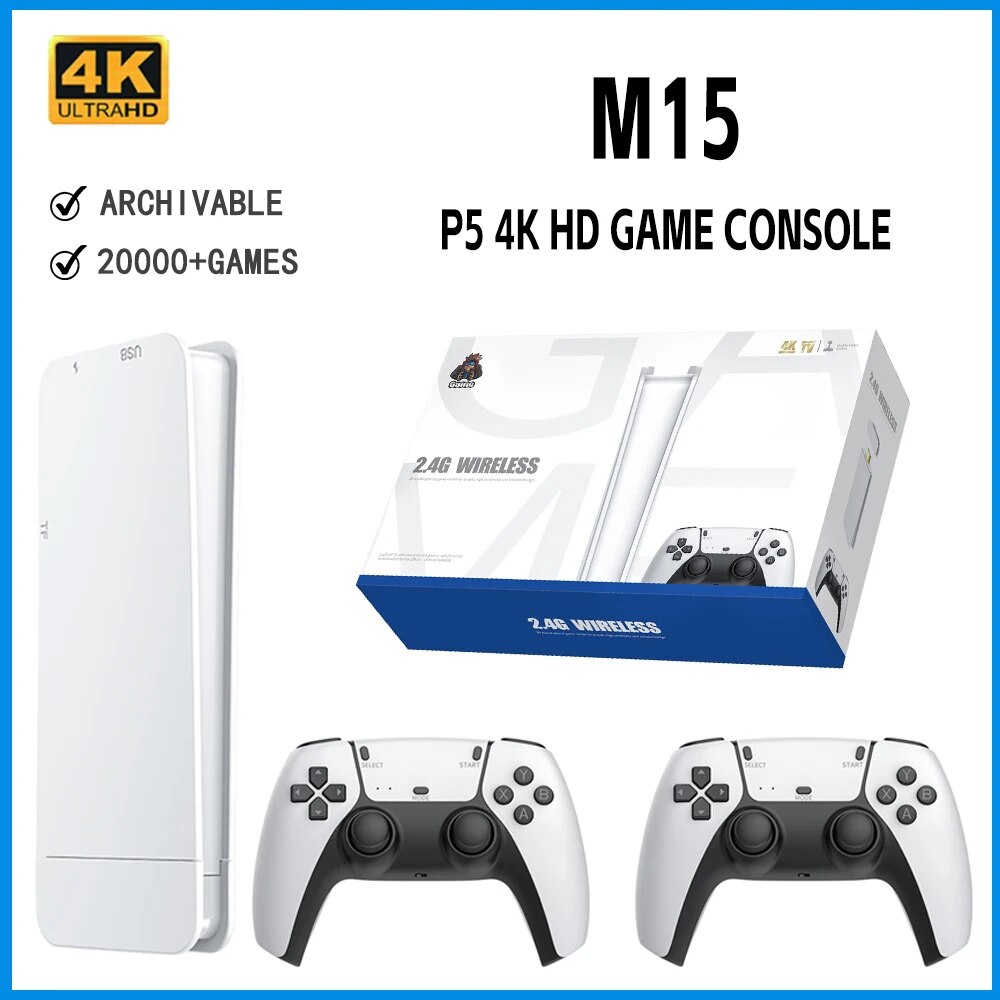NEW M15 4K HD Game Console P5  - Retro Gaming Xbox ulasan dan harga