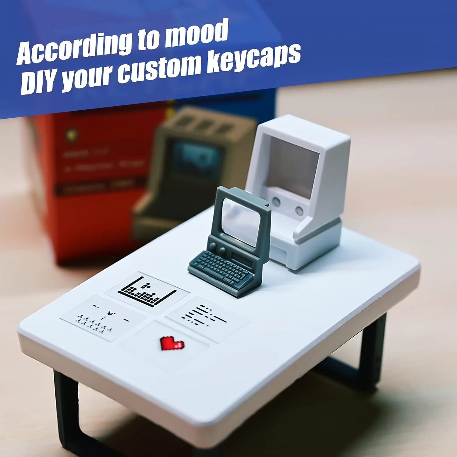 Retro Mac-Inspired Keycaps Dou - Retro Gaming Keycaps ulasan dan harga