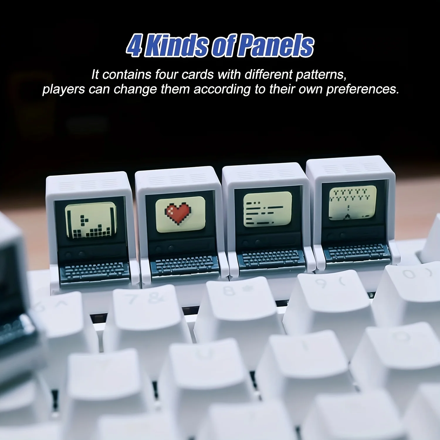 Retro Mac-Inspired Keycaps Dou - Retro Gaming Keycaps ulasan dan harga