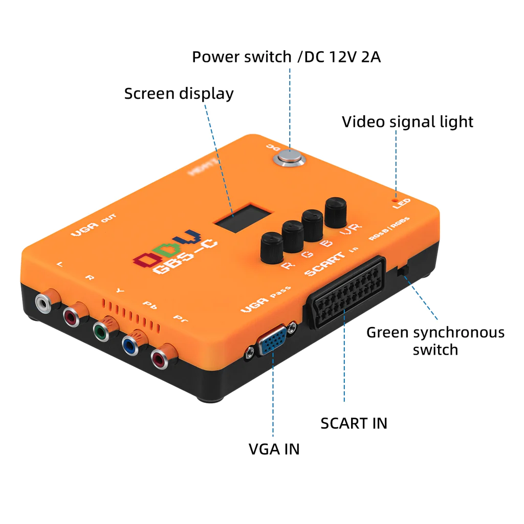 Mcbazel ODV-GBS-C Component VG - Retro Gaming Play Zone ulasan dan harga