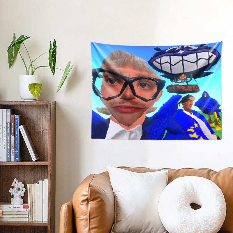 VIKAMA Low Poly Cartoon Meme R - Retro Gaming Meme ulasan dan harga