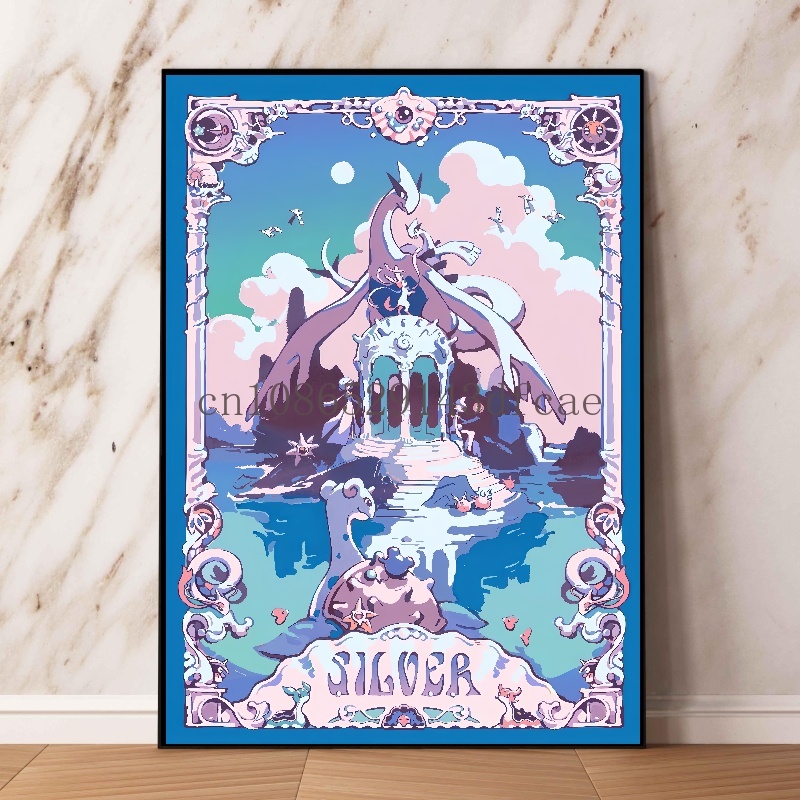 Pokemon Retro Cartoon Poster C - Retro Gaming Pokemon ulasan dan harga