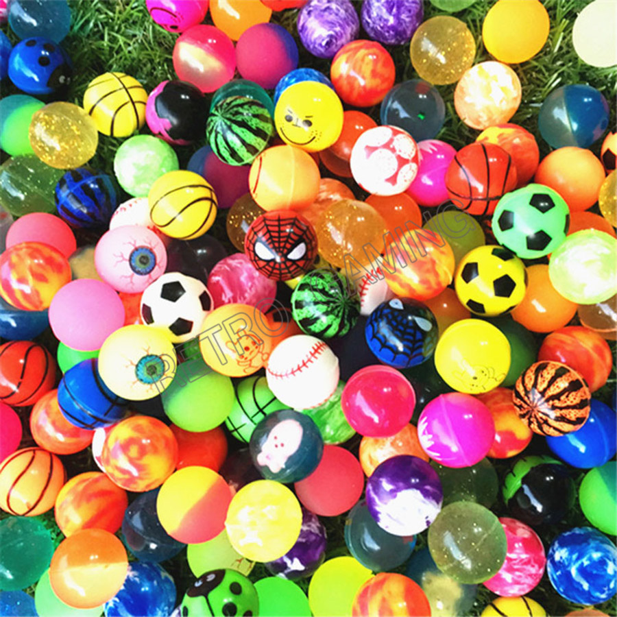 100pcs/lot Funny Toy Balls Mix - Retro Gaming Store ulasan dan harga