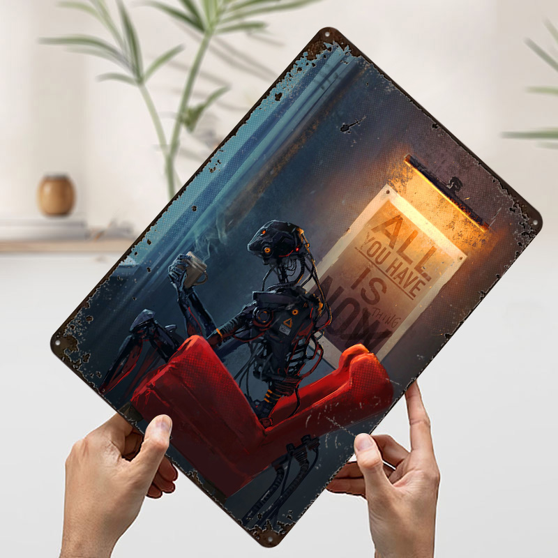 Now Nothing Metal Poster Custo - Retro Gaming Now ulasan dan harga