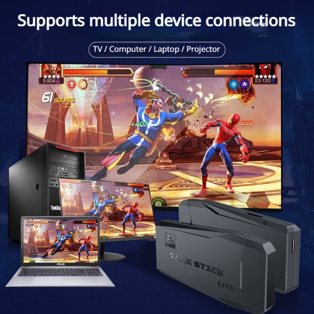 Portable 4K Retro Game Stick C - Retro Gaming Xbox ulasan dan harga