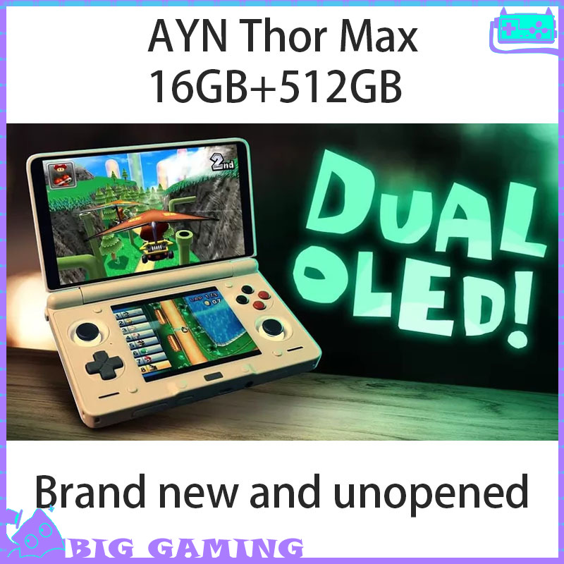 AYN Thor Max 16GB+512GB Flip H - Retro Gaming Xbox ulasan dan harga
