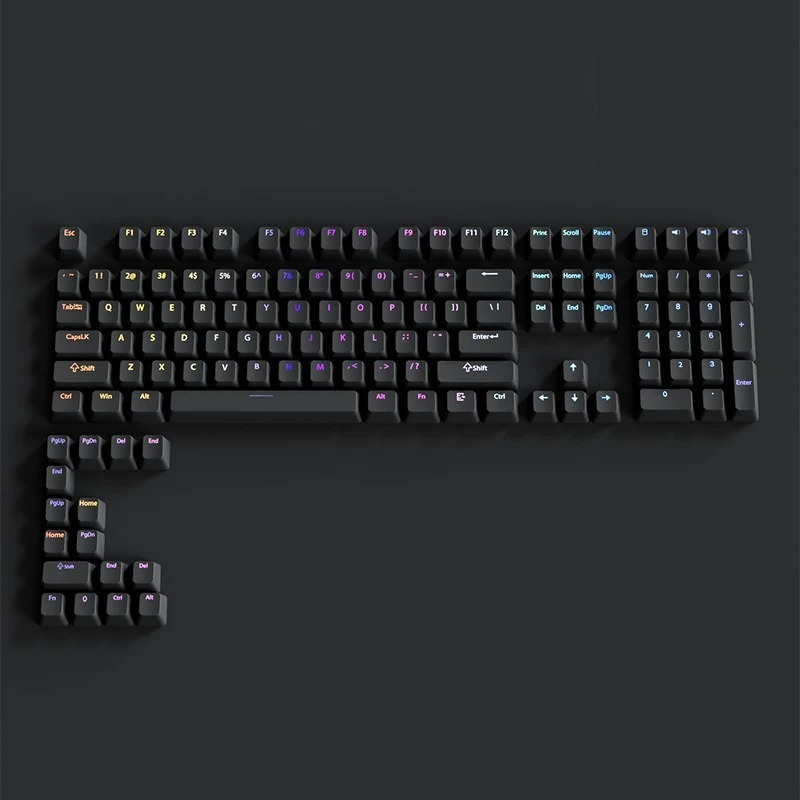 2026 New 133+ Keys Retro Black - Retro Gaming Keycaps ulasan dan harga