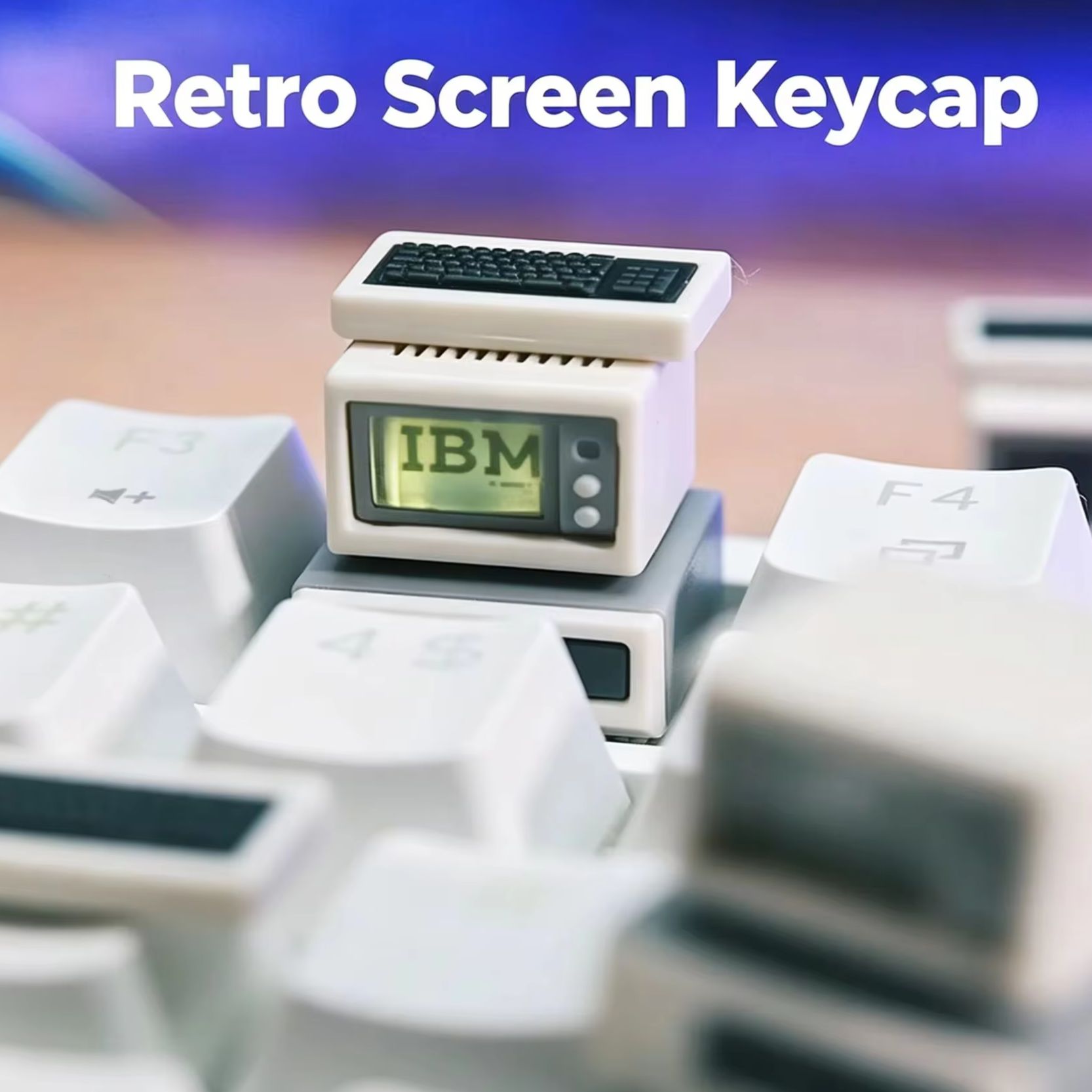 Retro Computer Keycap Backlit  - Retro Gaming Keycaps ulasan dan harga