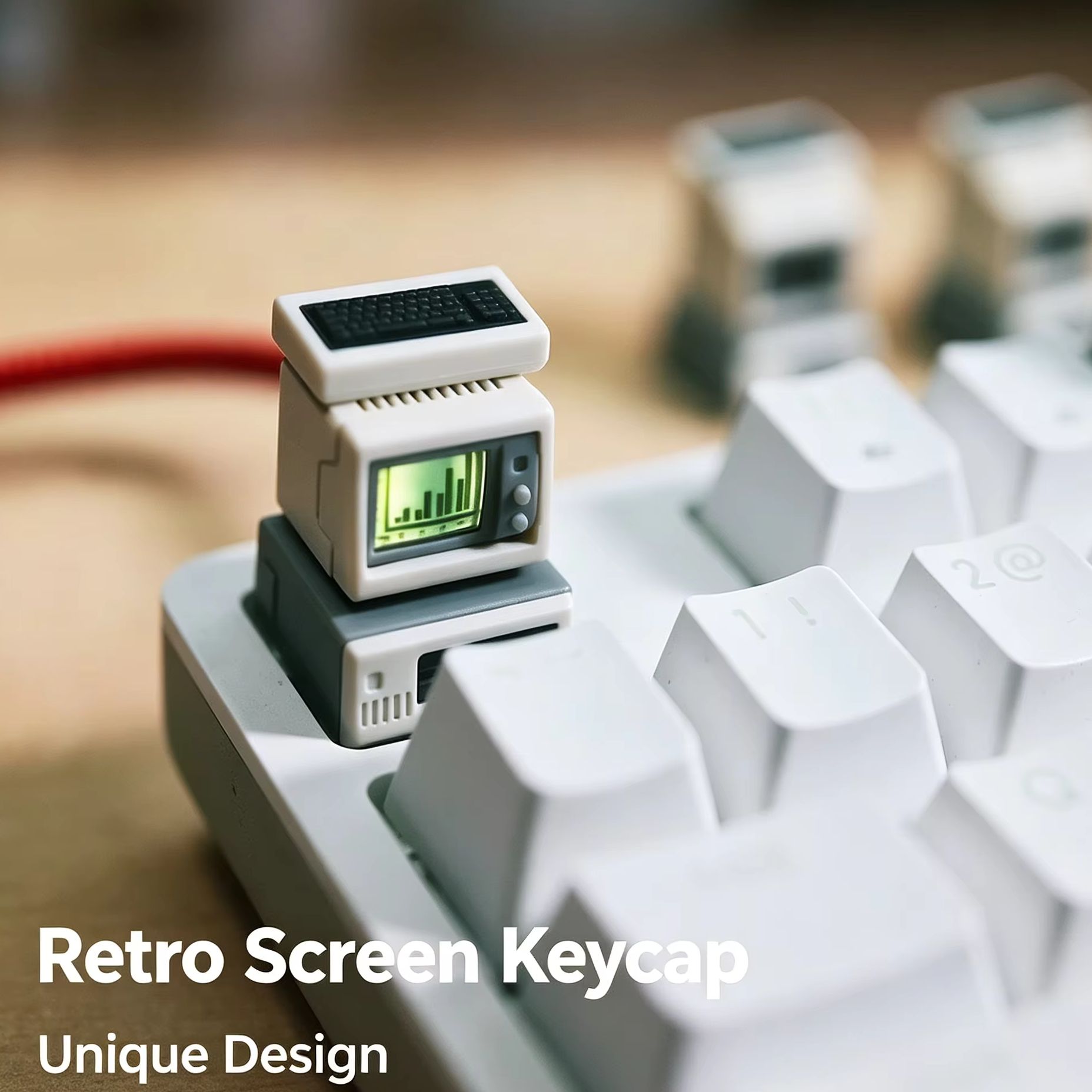 Retro Computer Keycap Backlit  - Retro Gaming Keycaps ulasan dan harga