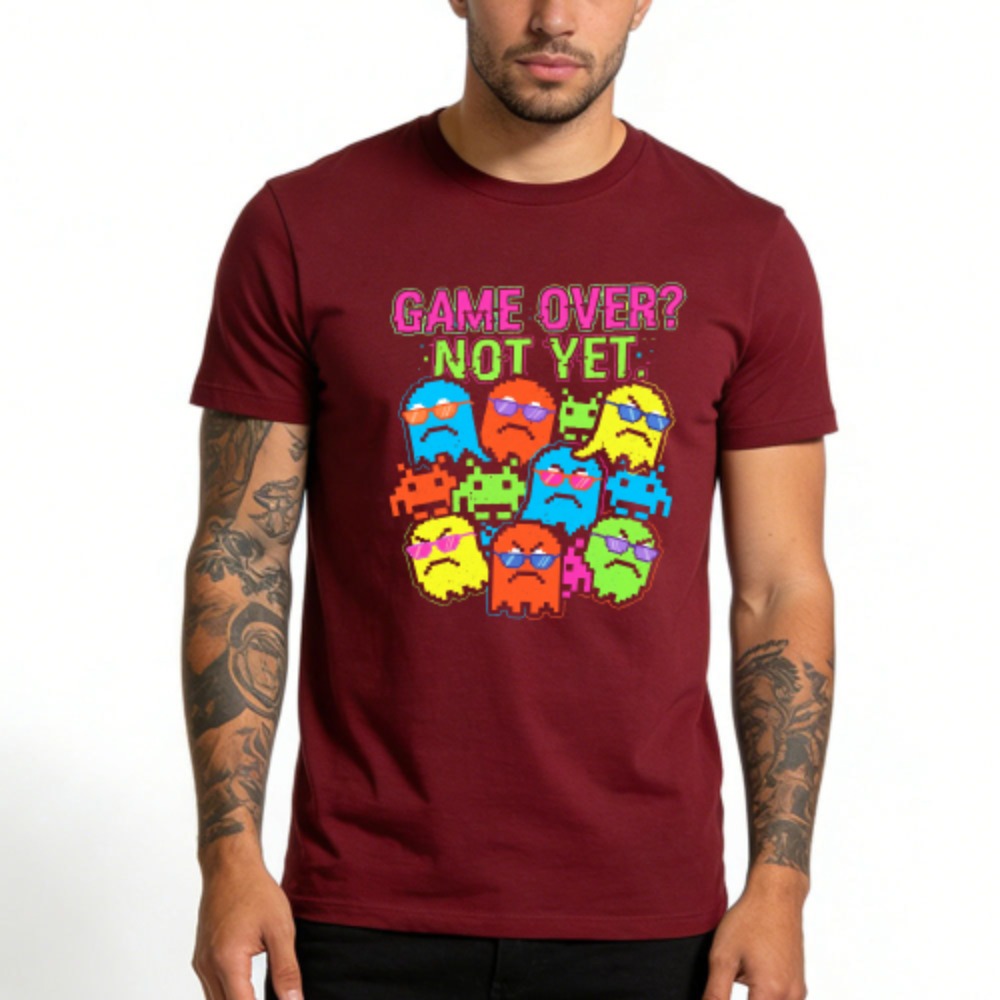 Game Over Not Yet Funny Retro  - Retro Gaming Meme ulasan dan harga