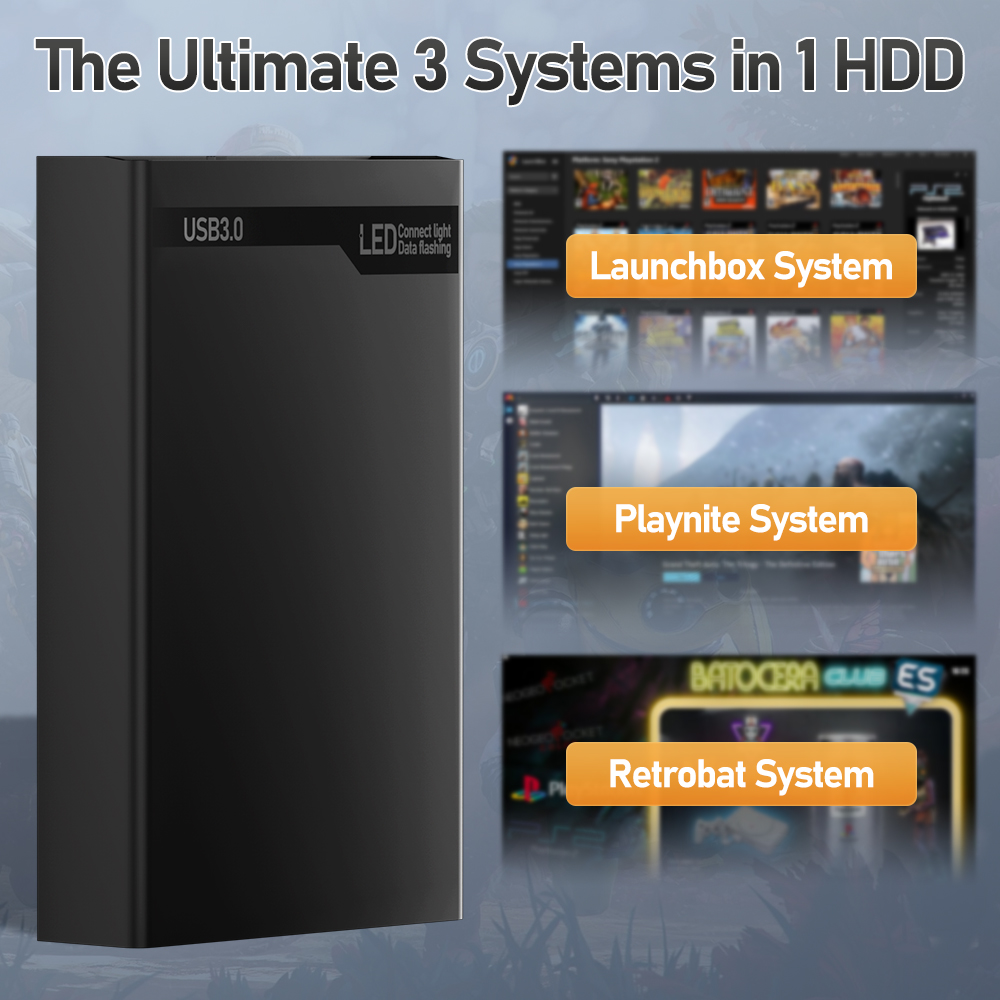 500G Retro Gaming HDD Video Ga - Retro Gaming Play Zone ulasan dan harga