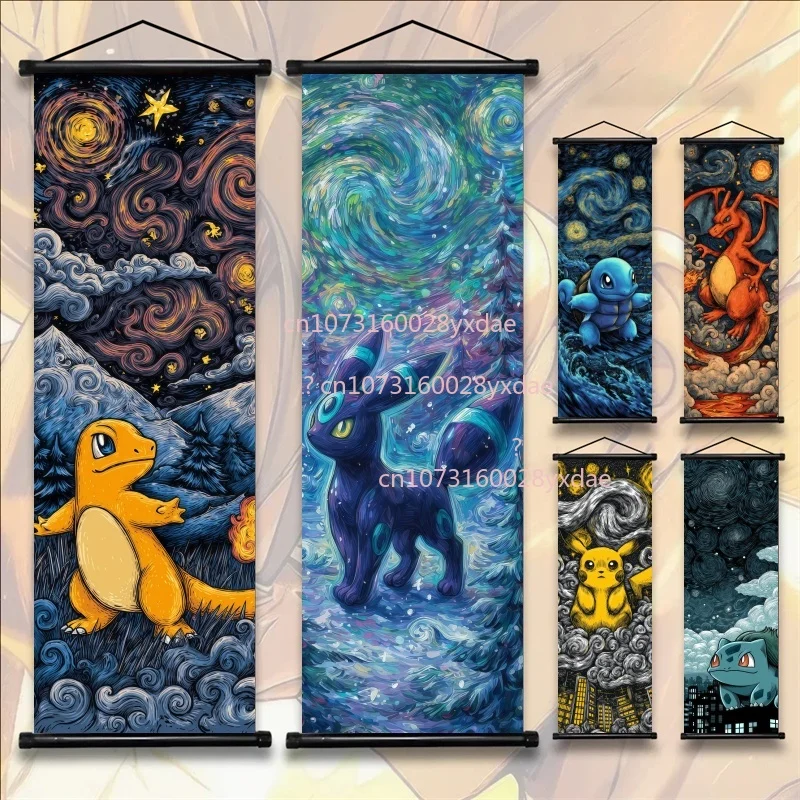 Printed Pokemon Poster, Anime  - Retro Gaming Pokemon ulasan dan harga
