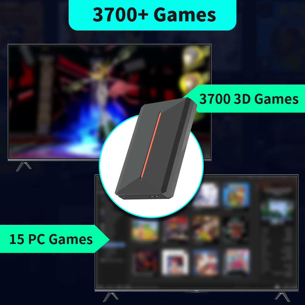 Launchbox OS 500GB Portable Ga - Retro Gaming Play Zone ulasan dan harga