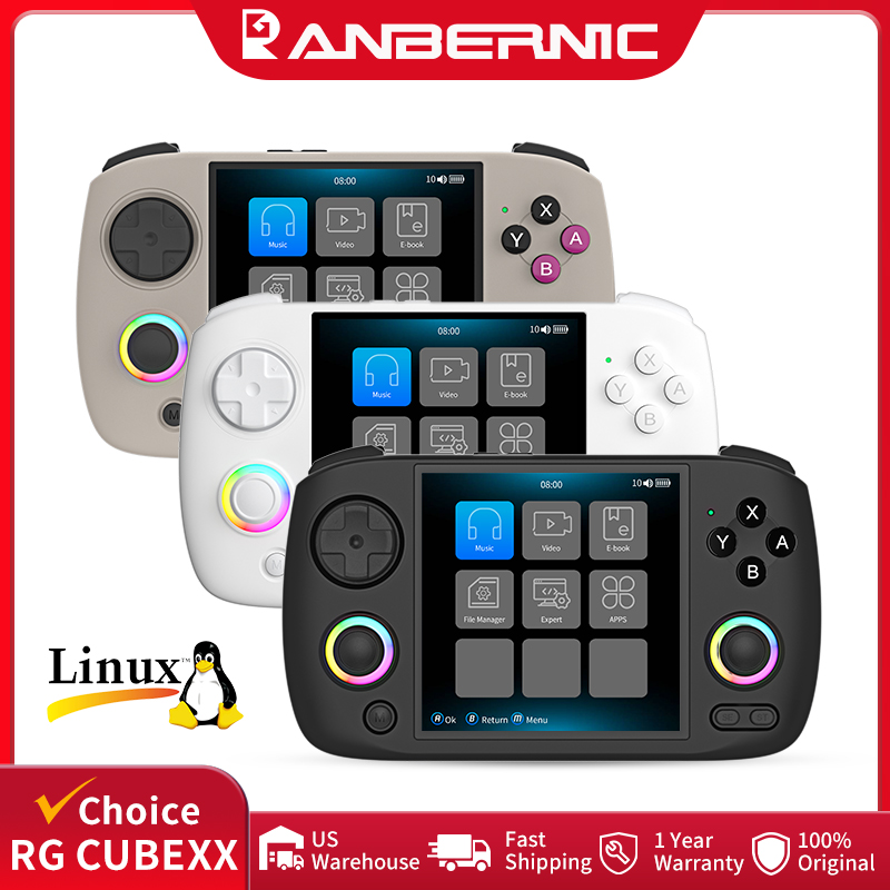 ANBERNIC RG CubeXX Handheld Ga - Retro Gaming Console Handheld ulasan dan harga