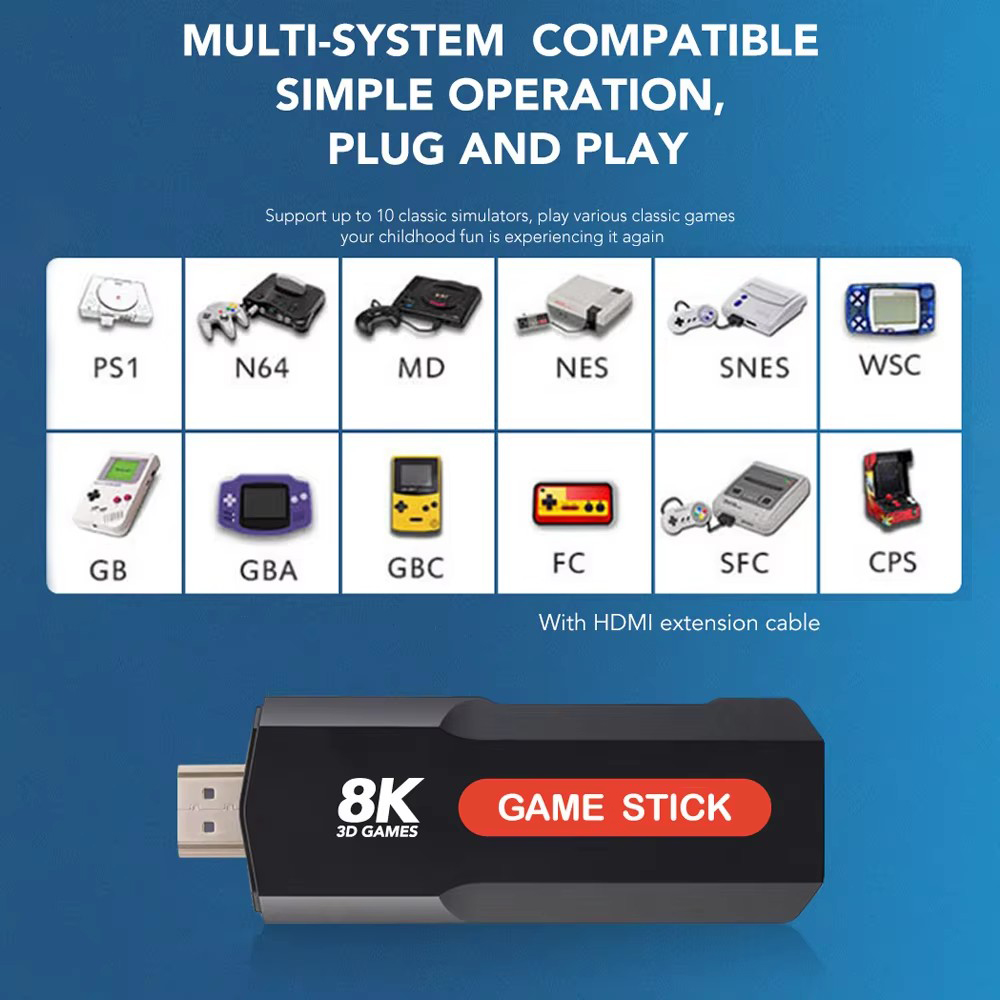 X2 Game Stick HD 4K 8K 3D Cons - Retro Gaming Play Zone ulasan dan harga