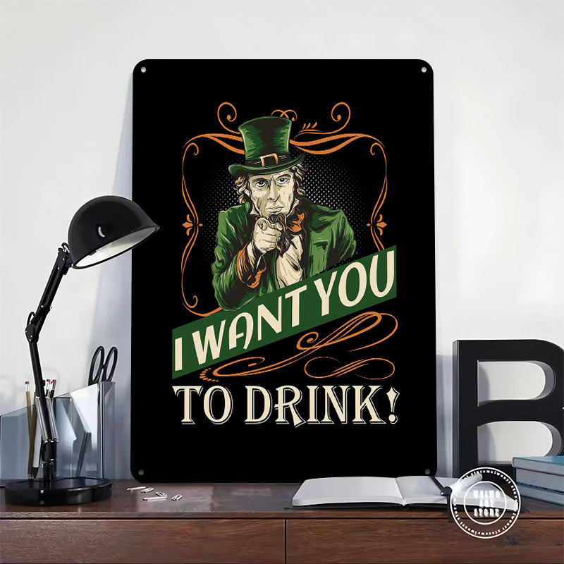 St Patricks Day Meme Tinplate  - Retro Gaming Meme ulasan dan harga