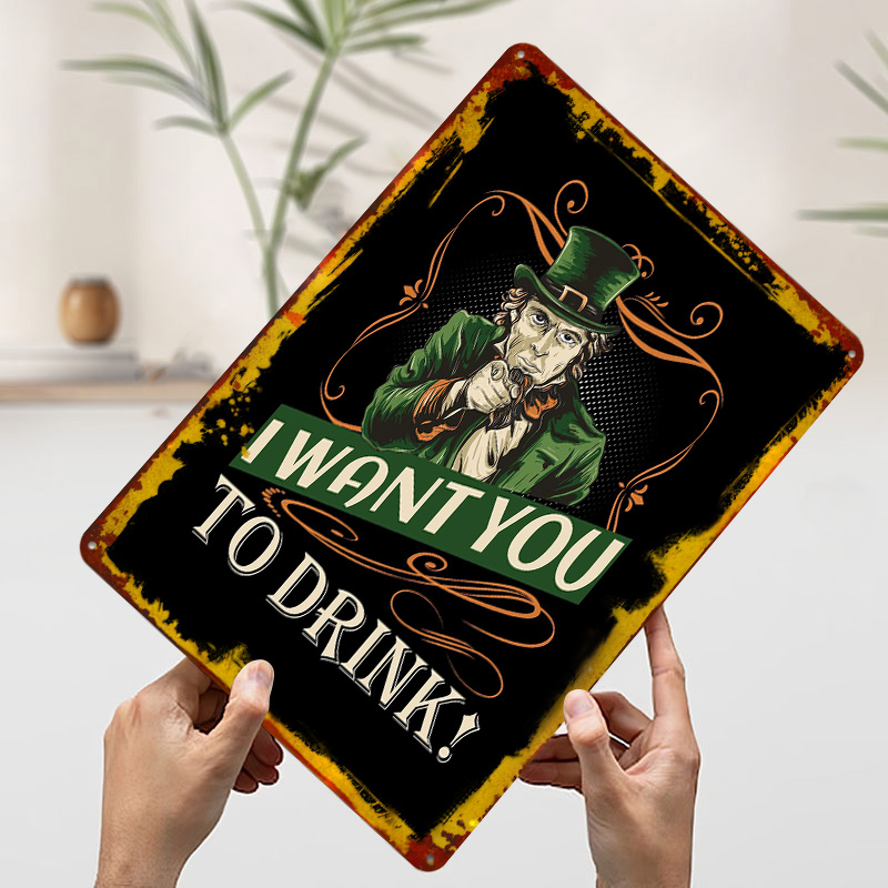 St Patricks Day Meme Tinplate  - Retro Gaming Meme ulasan dan harga