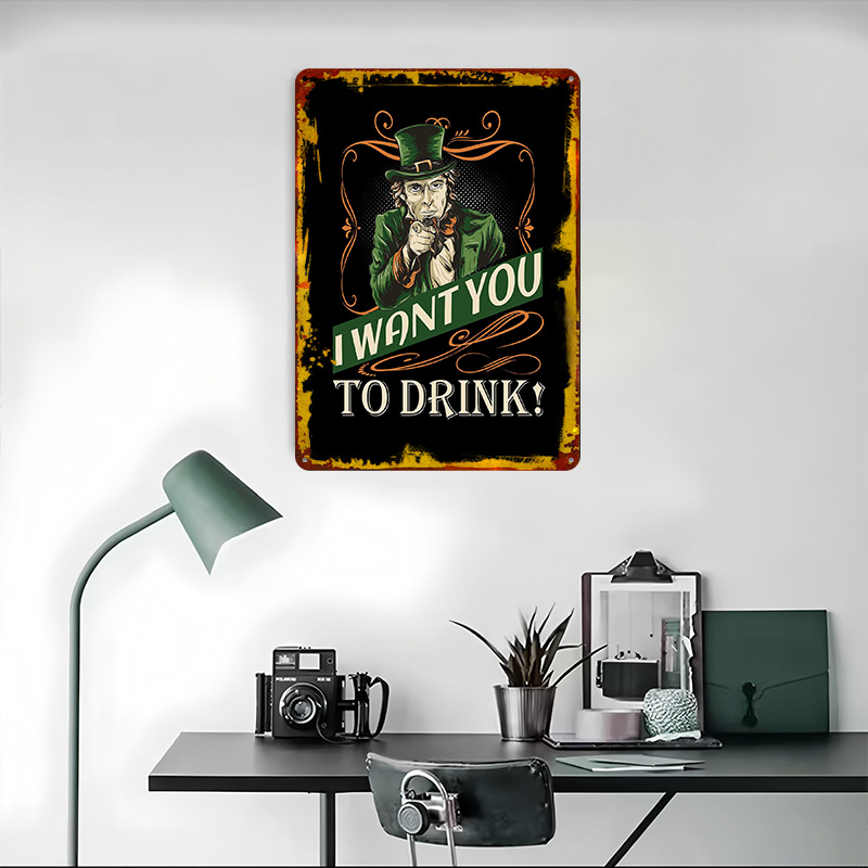 St Patricks Day Meme Tinplate  - Retro Gaming Meme ulasan dan harga