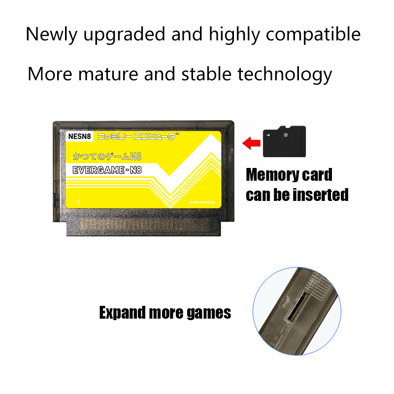REMANK EVERGAME N8 NES Cartrid - Retro Gaming Video ulasan dan harga